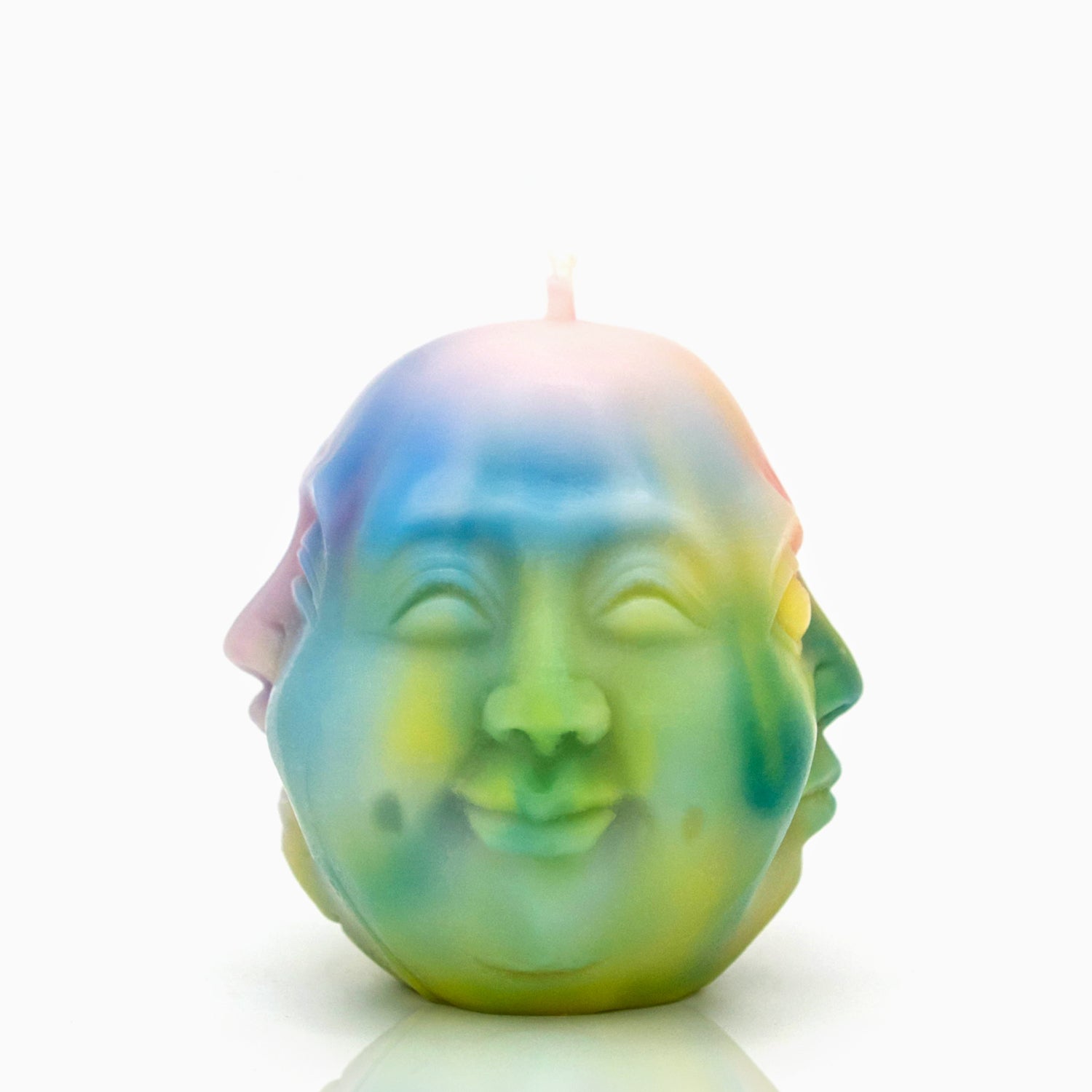 FOUR FACES BUDDHA RAINBOW CANDLE