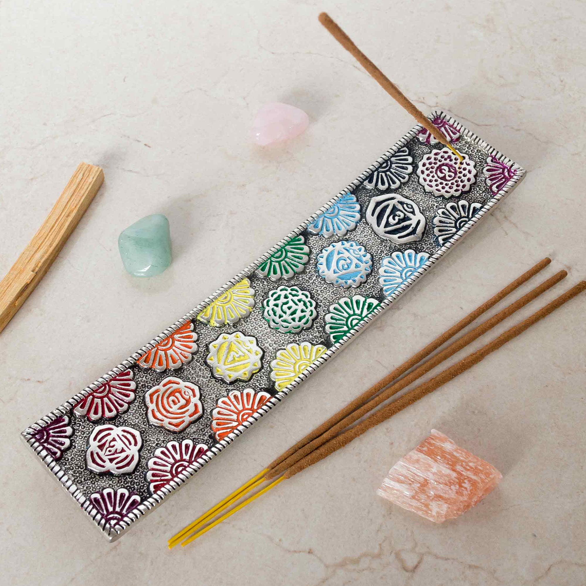 RAINBOW CHAKRA INCENSE HOLDER