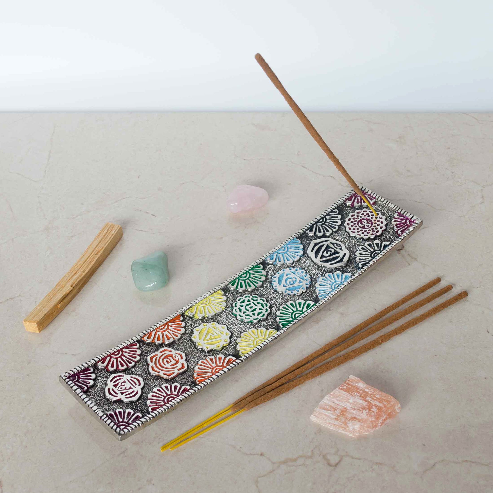 RAINBOW CHAKRA INCENSE HOLDER