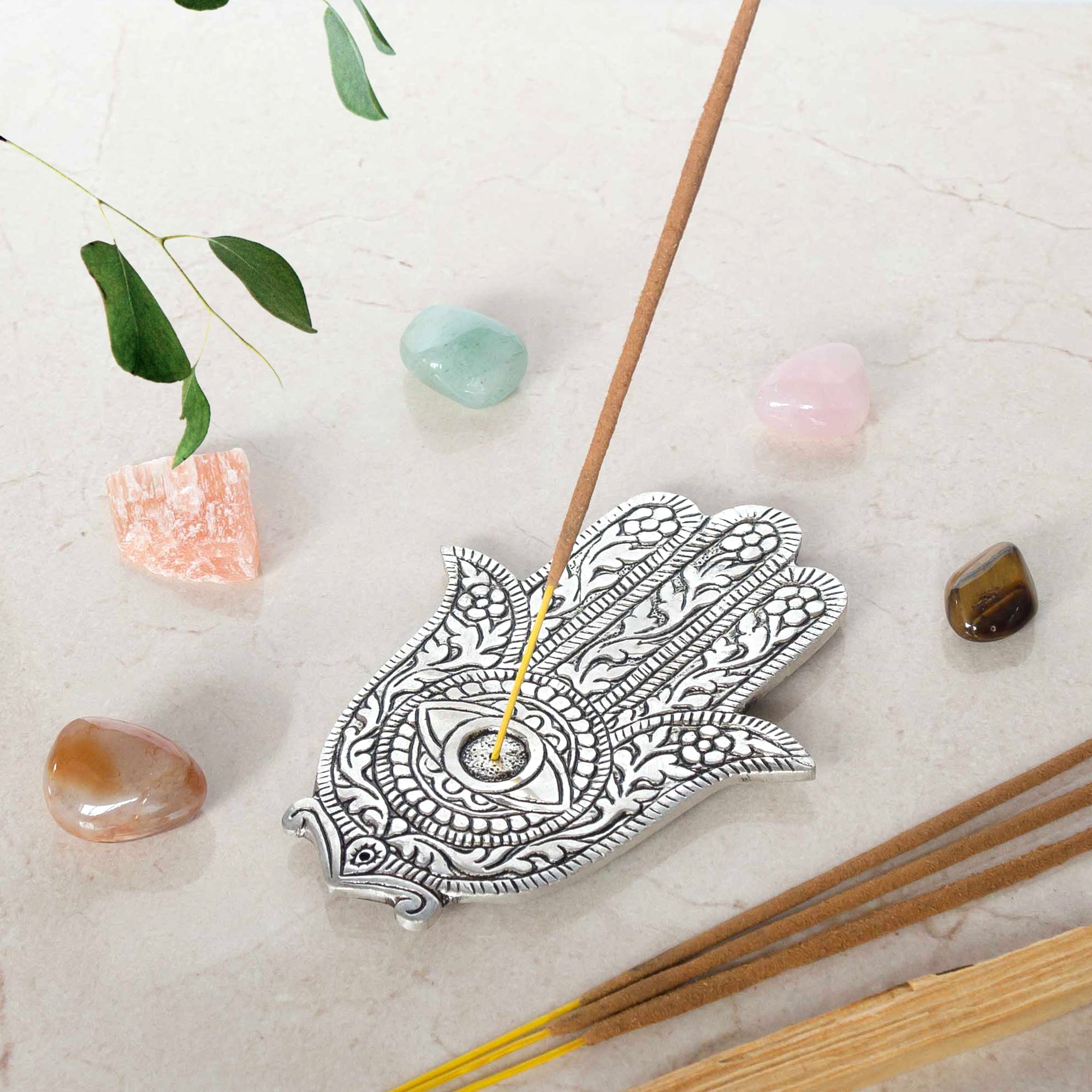 HAMSA HAND INCENSE HOLDER