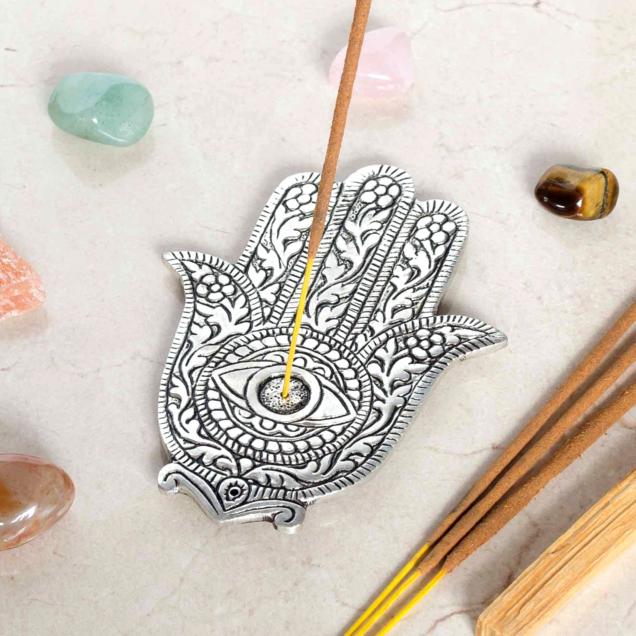 HAMSA HAND INCENSE HOLDER