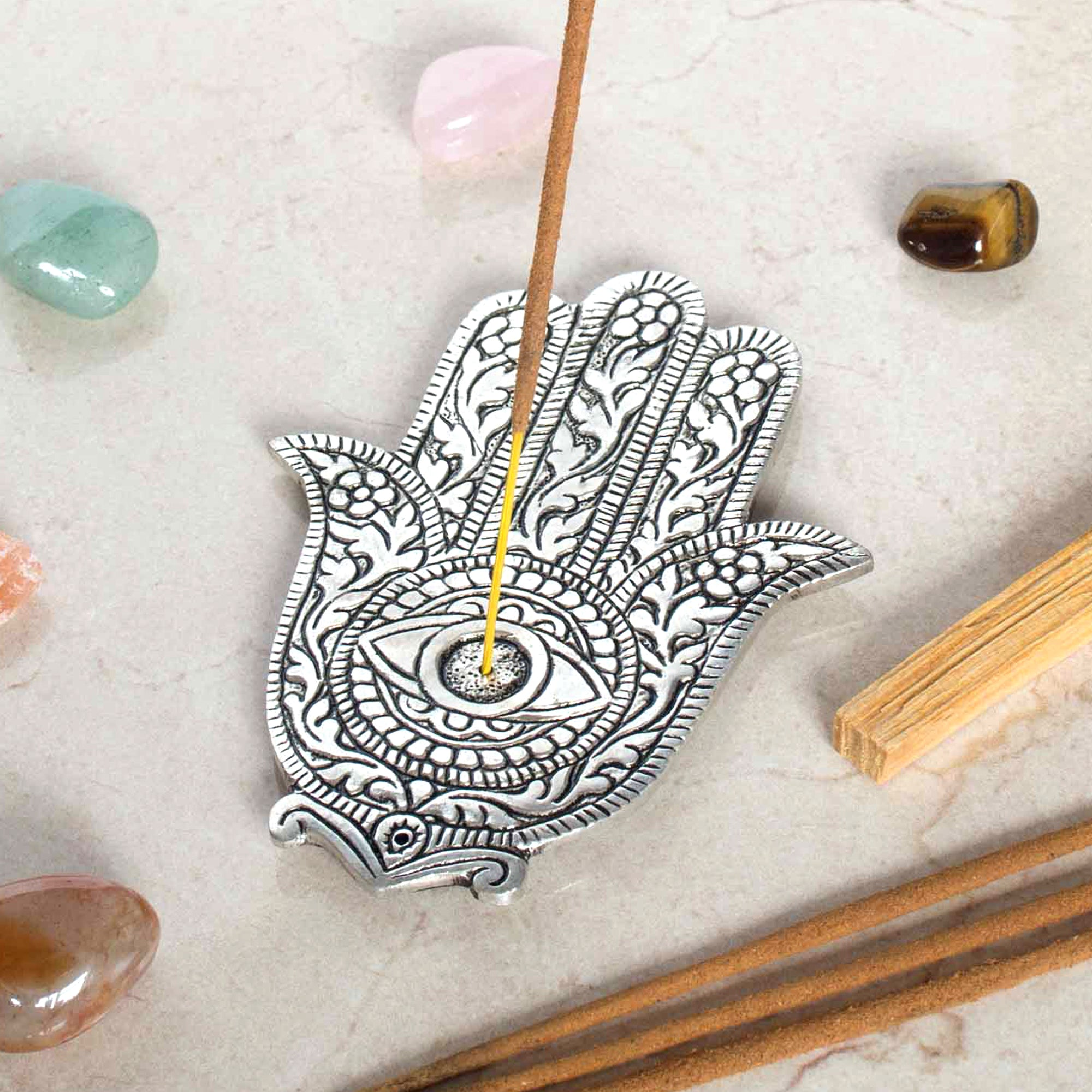 HAMSA HAND INCENSE HOLDER