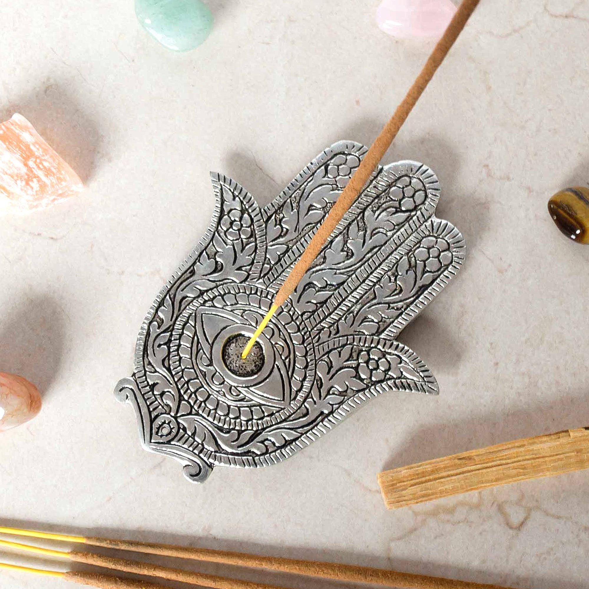 HAMSA HAND INCENSE HOLDER