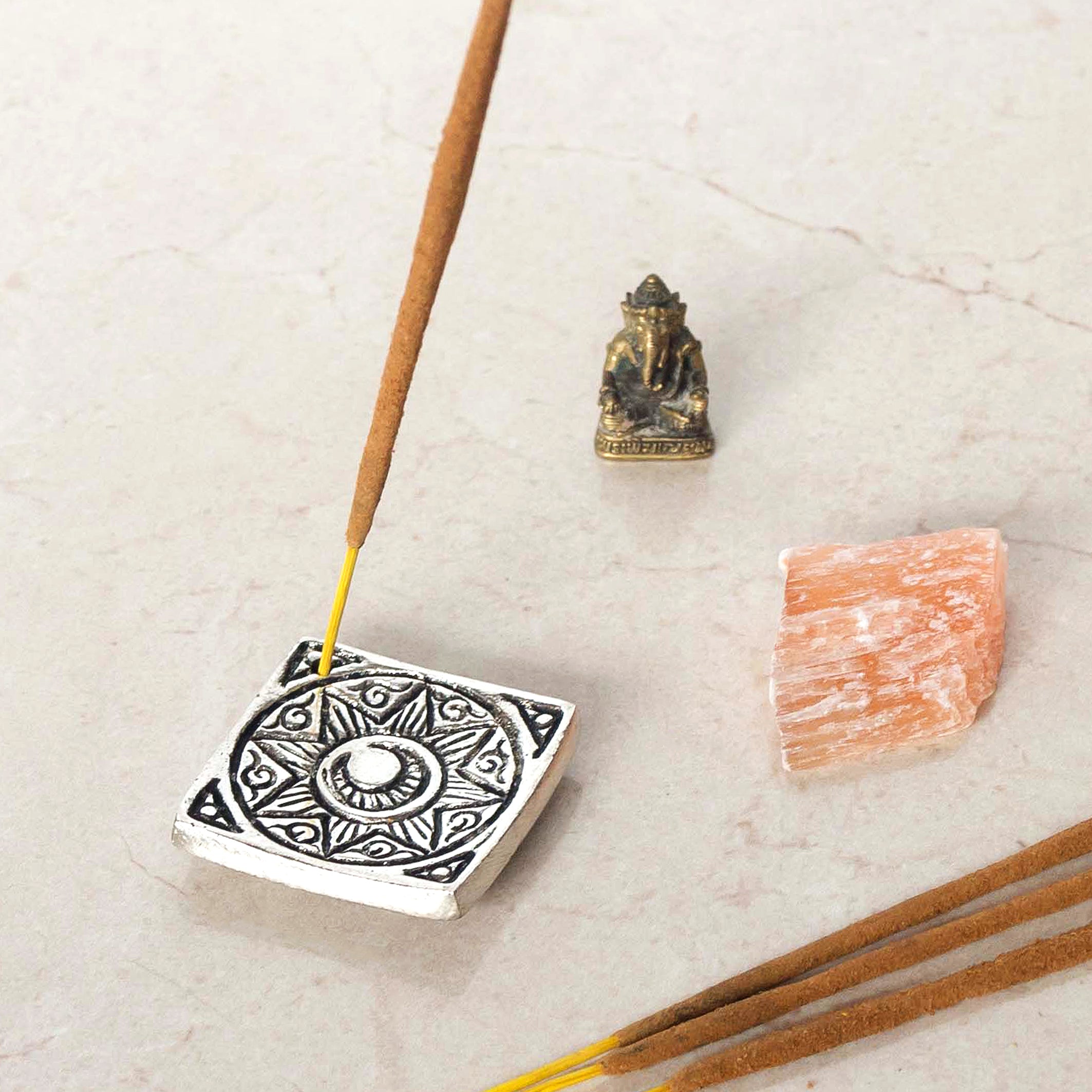 SUN AND MOON INCENSE HOLDER