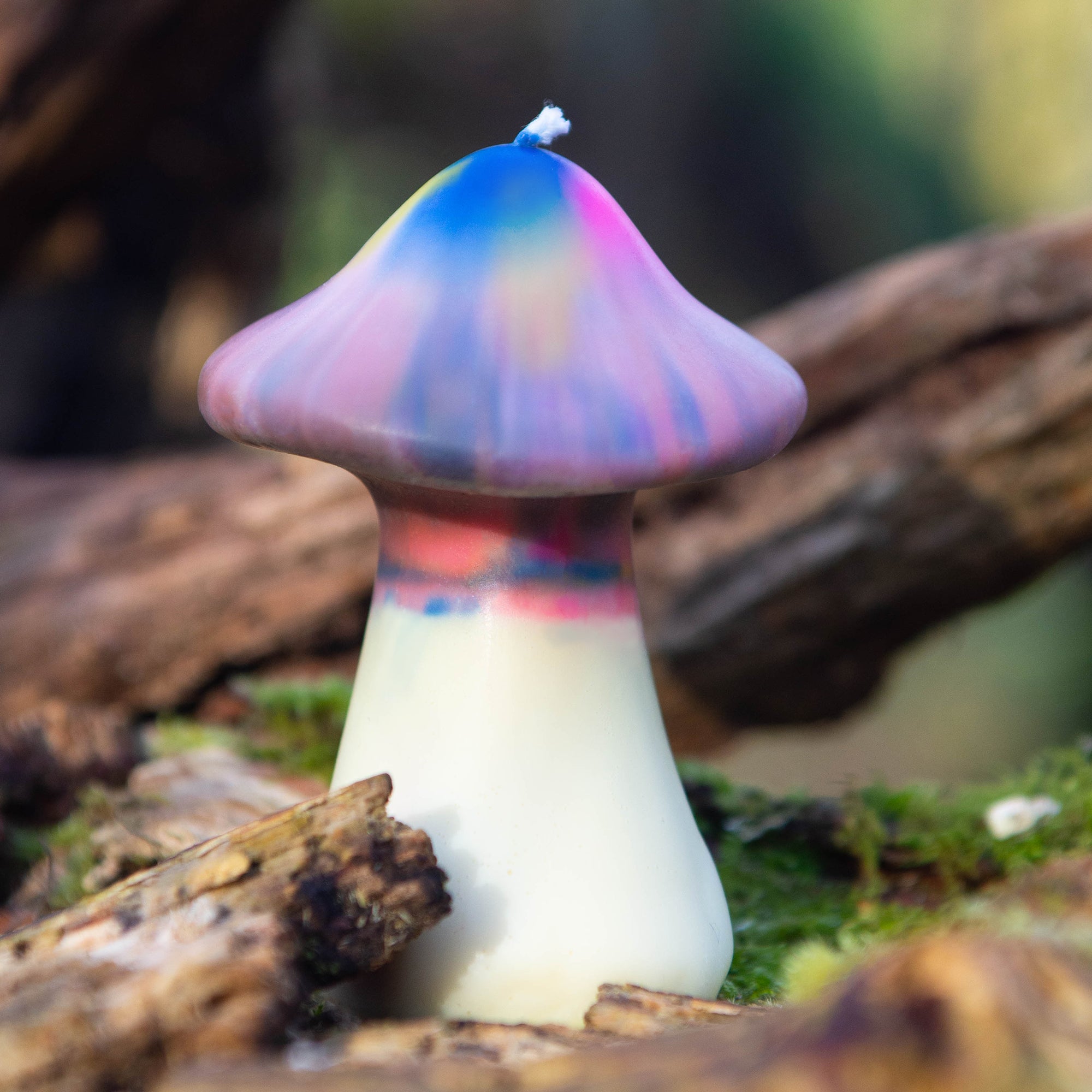 RAINBOW MUSHROOM CANDLE