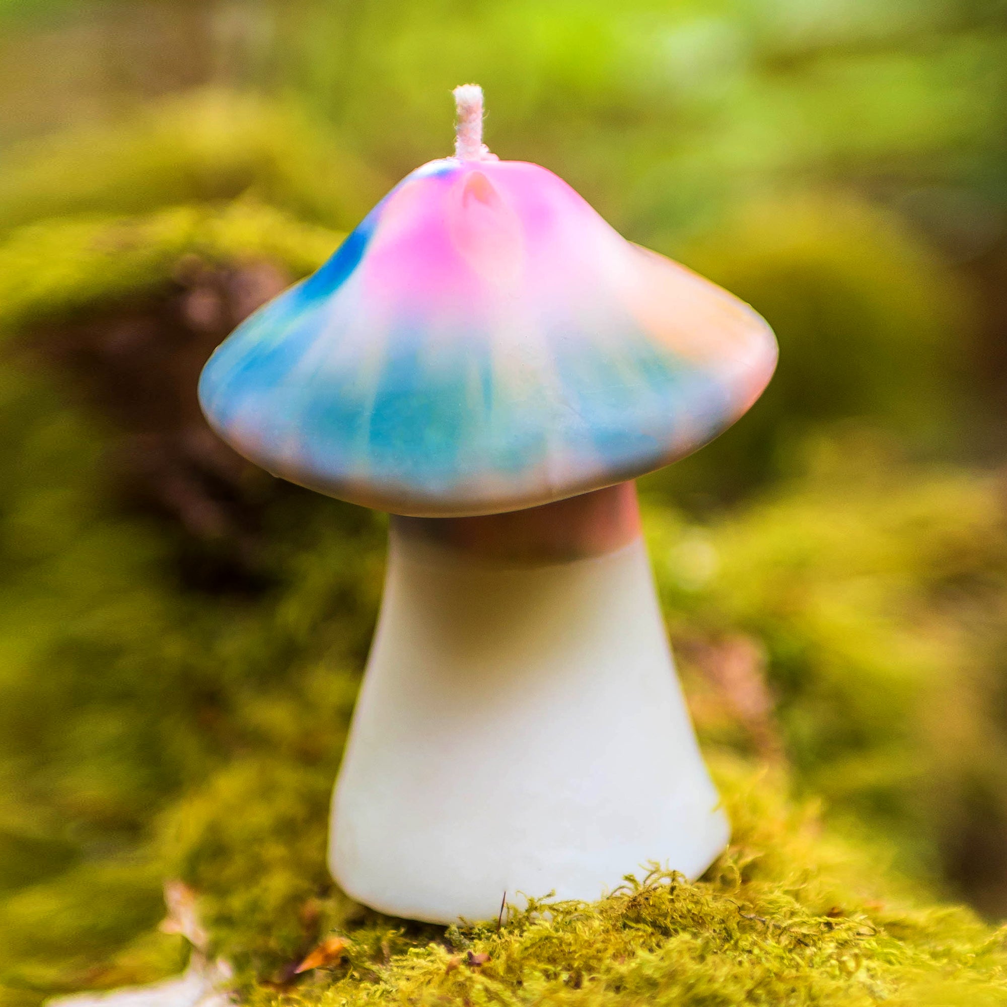 RAINBOW MUSHROOM CANDLE