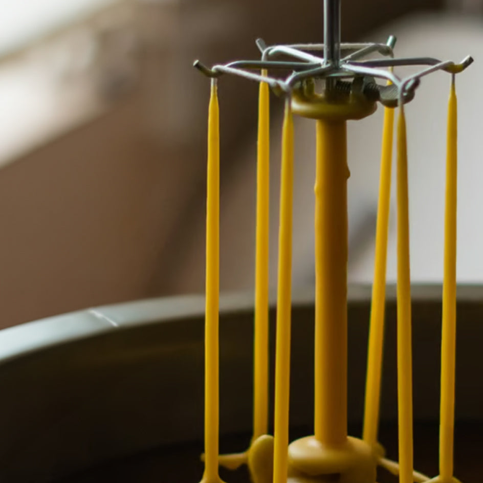 The Art of Beeswax Candle Making