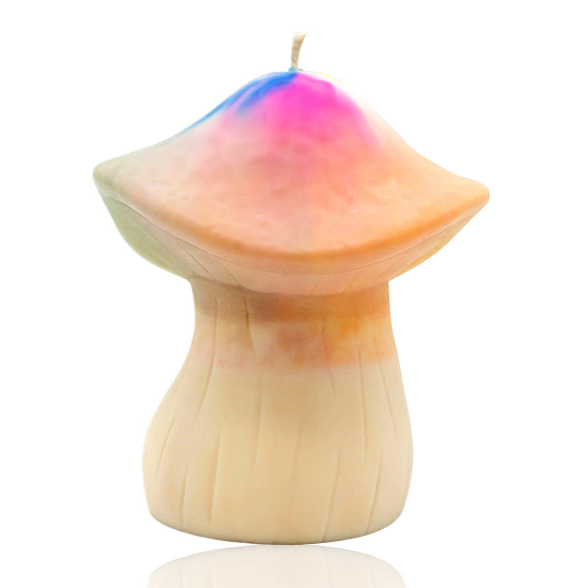 CHONKY RAINBOW MUSHROOM CANDLE