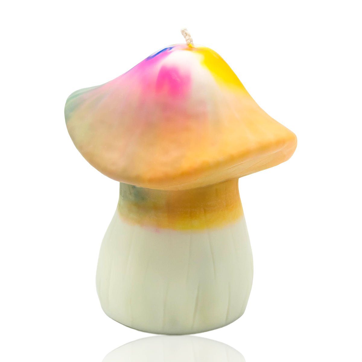 CHONKY RAINBOW MUSHROOM CANDLE